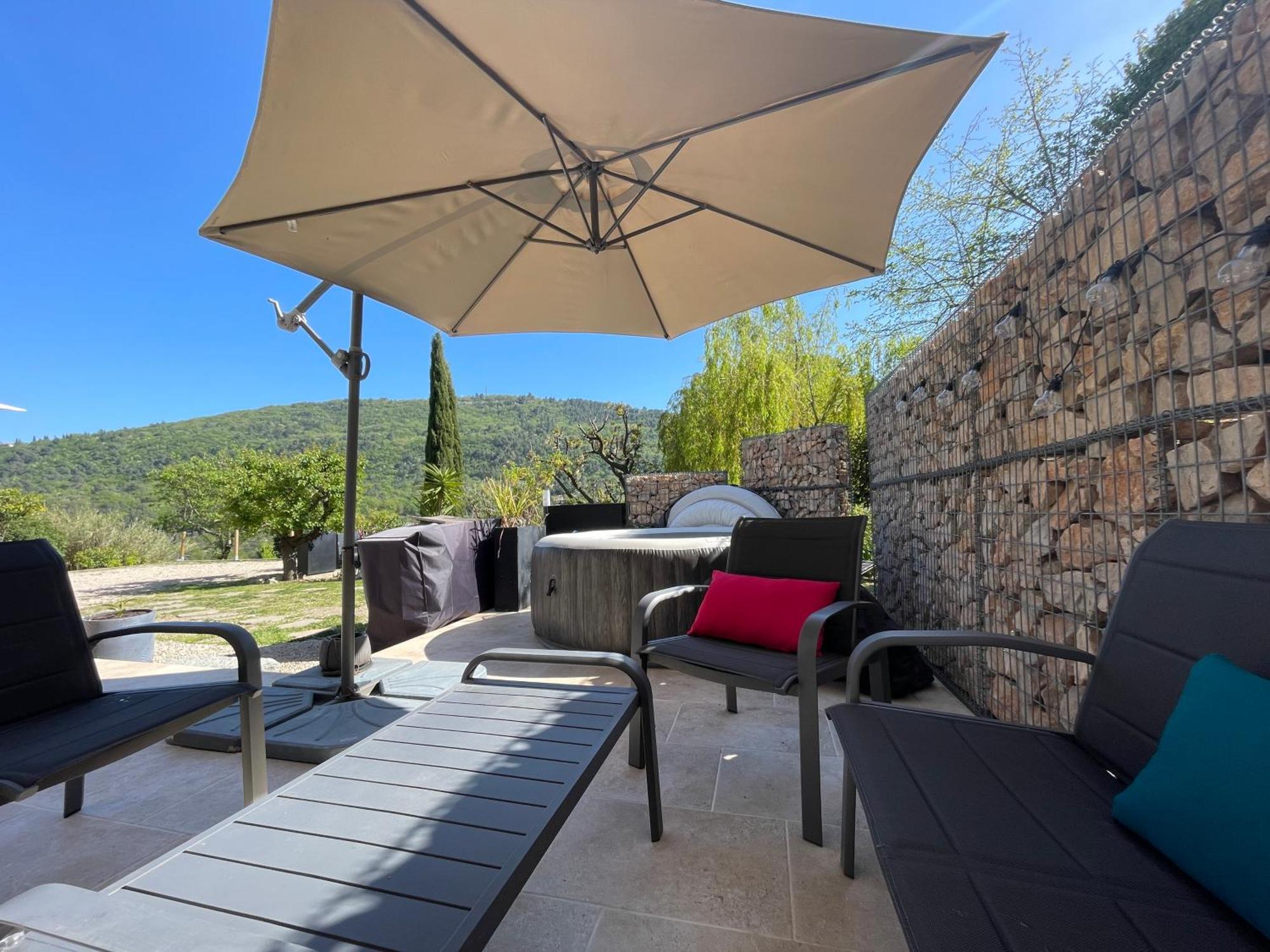 Luva D'Azur, Rez De Villa Le Riou - Le Vallon Le Bar-sur-Loup Exterior foto