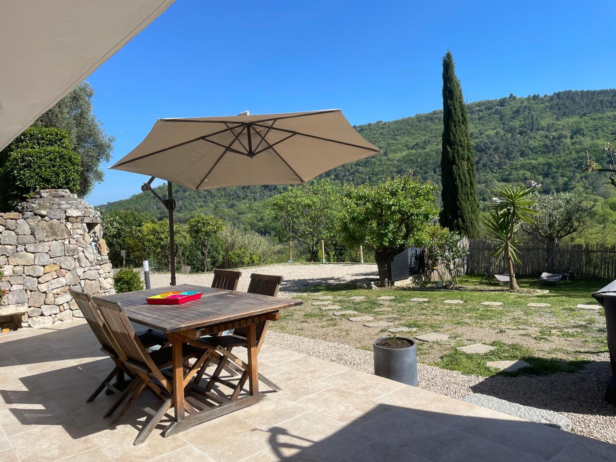 Luva D'Azur, Rez De Villa Le Riou - Le Vallon Le Bar-sur-Loup Exterior foto